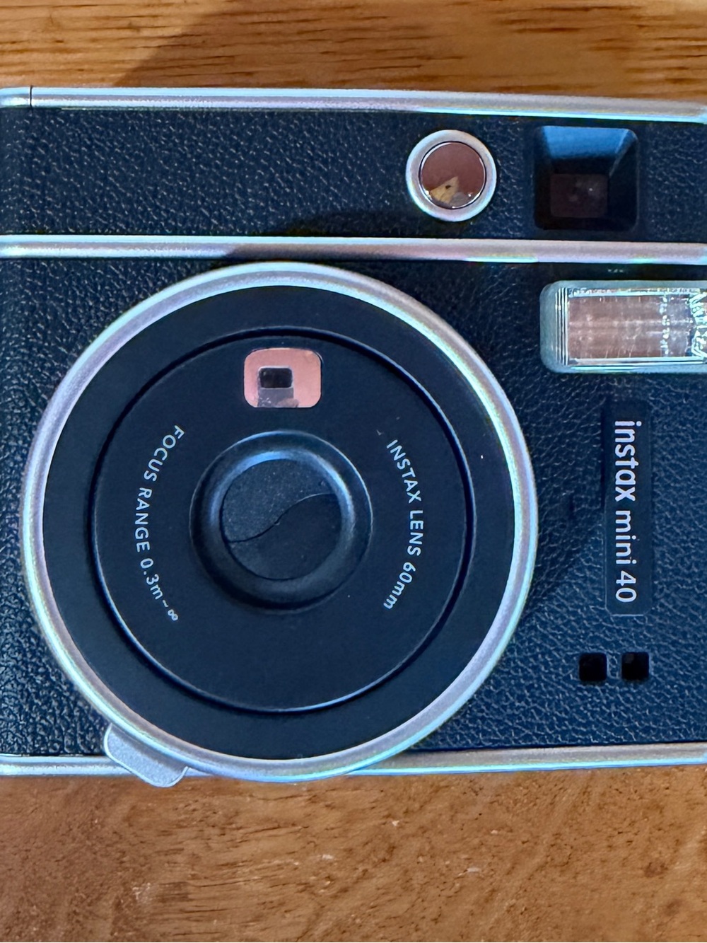Fujifilm instax mini 40 Instant Camera - Black with Silver Accents